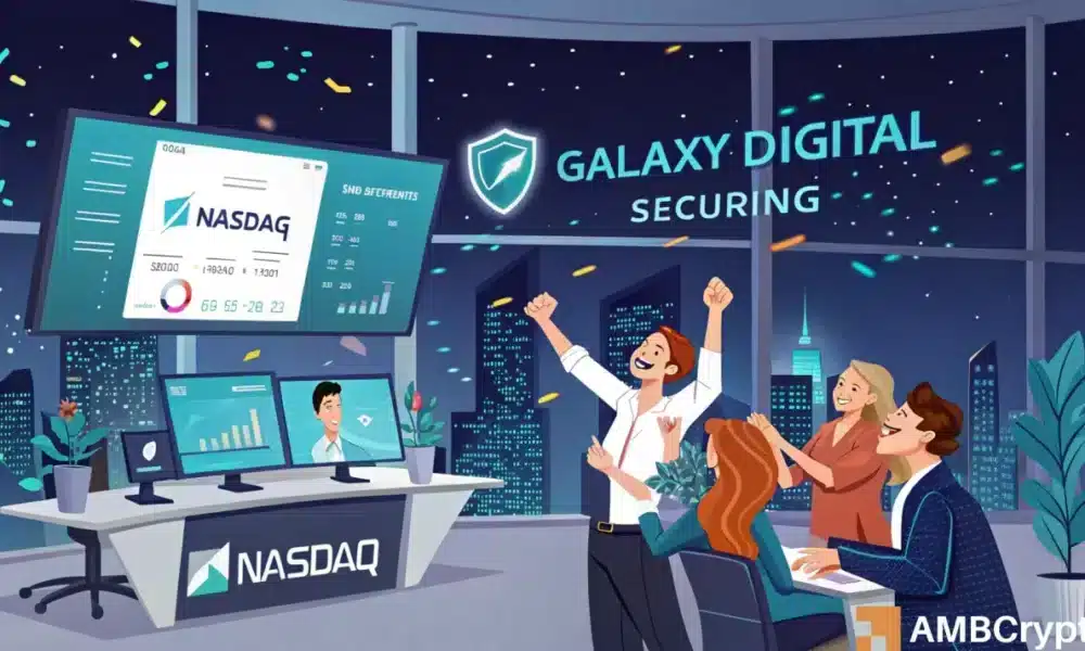 Galaxy Digital 四年后成功在纳斯达克上市：$GLXY