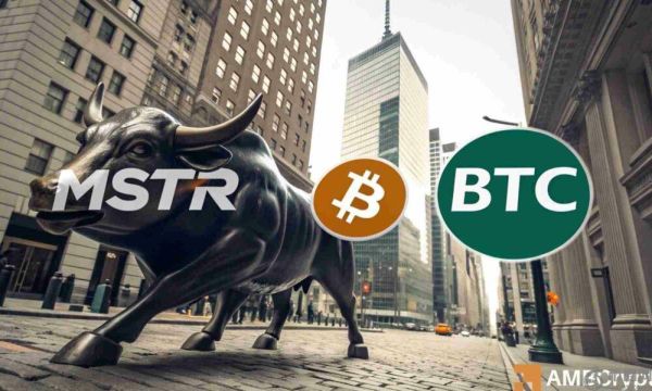 Strategy 的 MSTR 股票领涨 5%，得益于大胆的资本流动和比特币的复苏